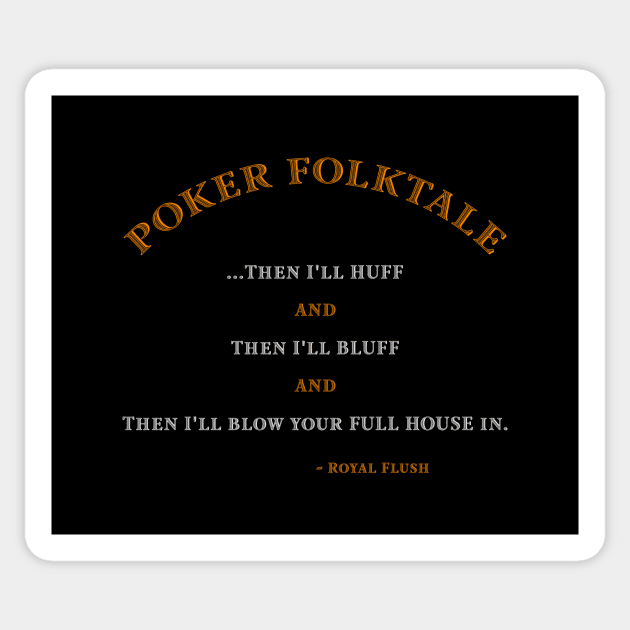 A Poker Folktale Sticker by Poker Day